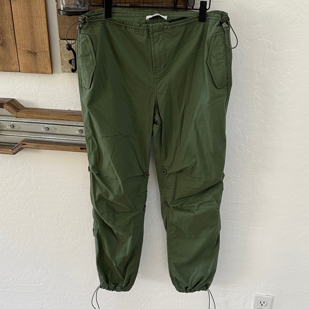 Guizo since waist Green Cargo Pants